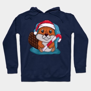 Christmas beaver Hoodie